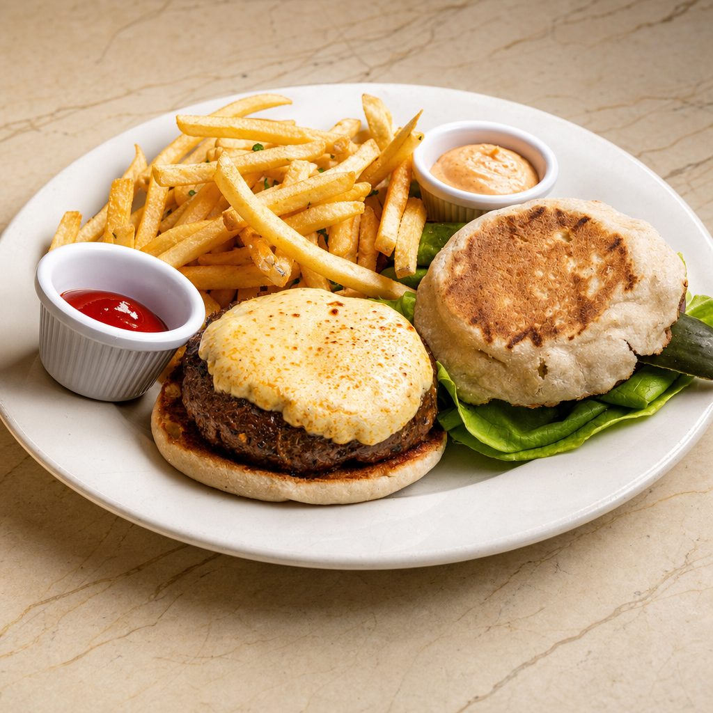 Lamb Burger.