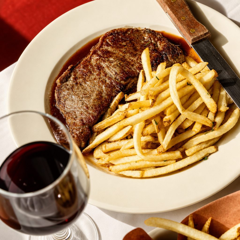 Strip Steak.